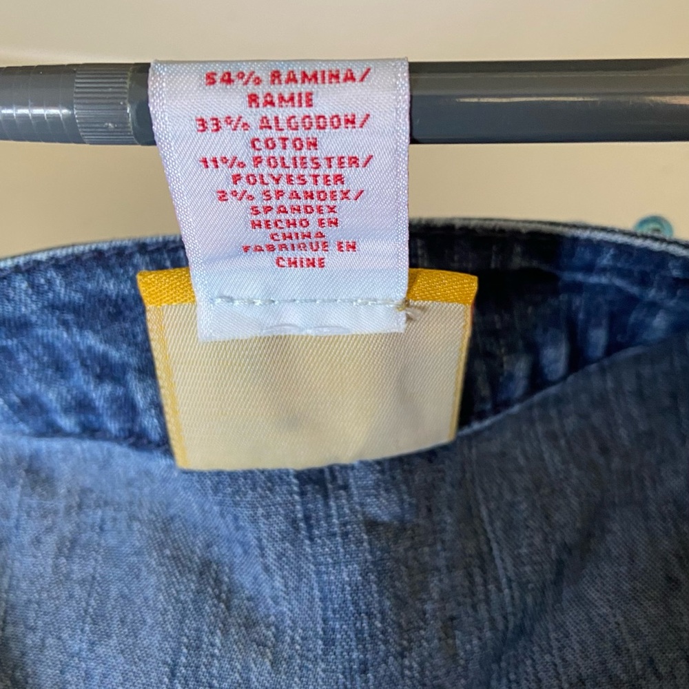Ruby Red Ladies Sz 12 Blue Denim 6 Snap Front Jacket w/Embellishments New Cond - Picture 6 of 8